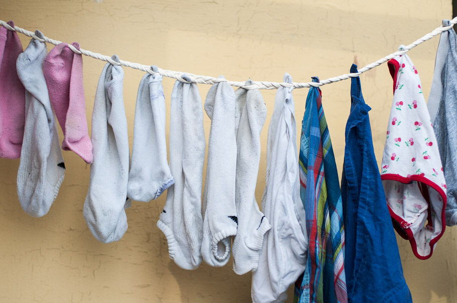 Rick Steves' Cloth Drying Technique