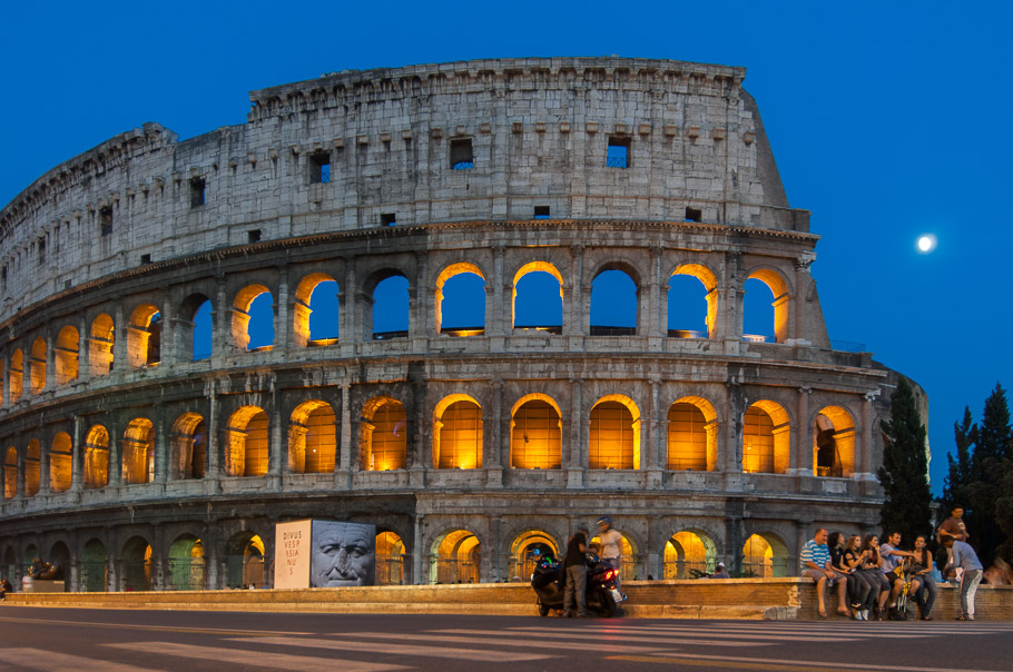 The Colosseum at Dusk