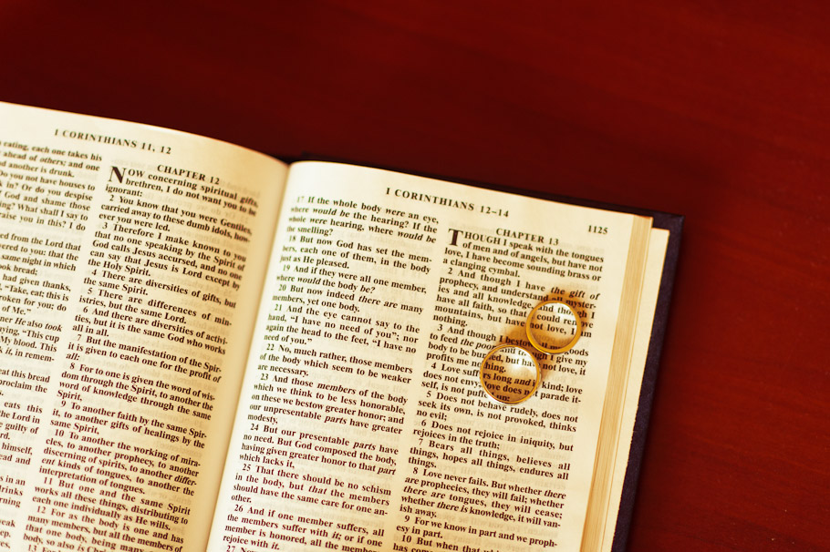 Filled in: wedding rings |Title: Wedding Rings Bible |By ...