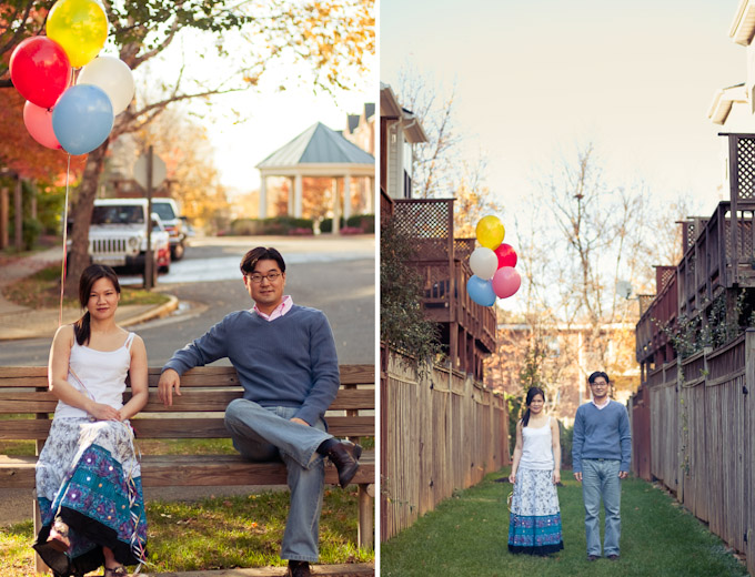 Rose and Danny Engagement Photo Shoot in Fairfax, Virginia
