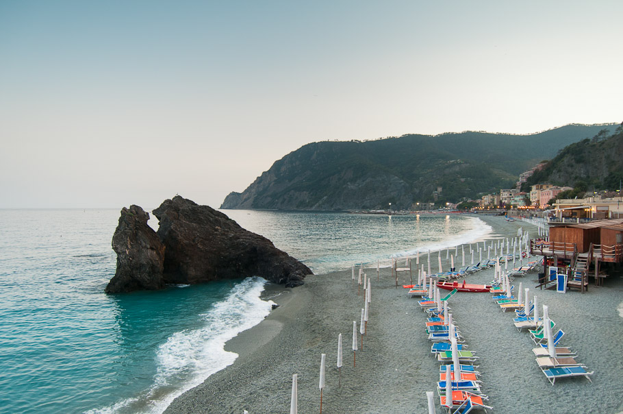 View of Monterosso from Hiking Trail