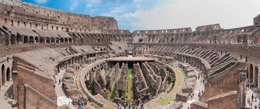 the Colosseum